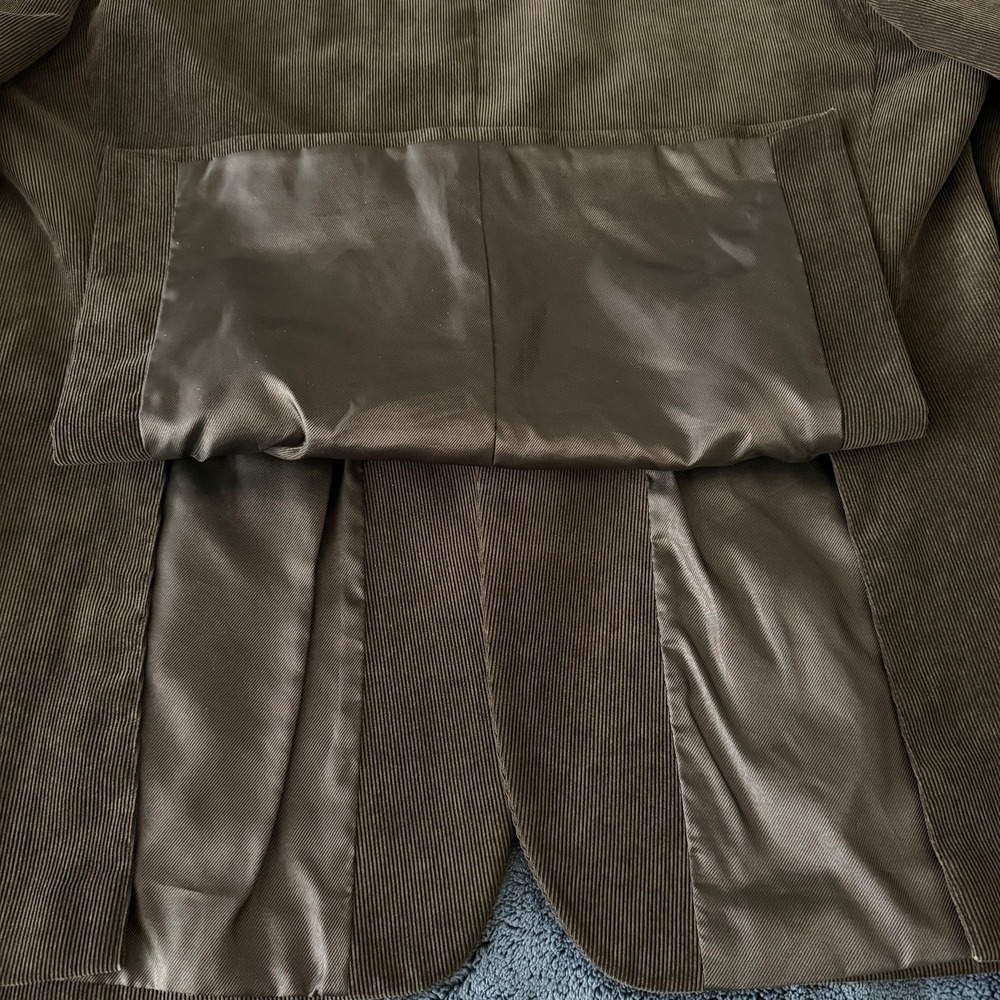 Ralph Ralph Lauren Men's Corduroy Blazer Sport Coat Jacket 42R Brown 2 Button - Picture 16 of 16